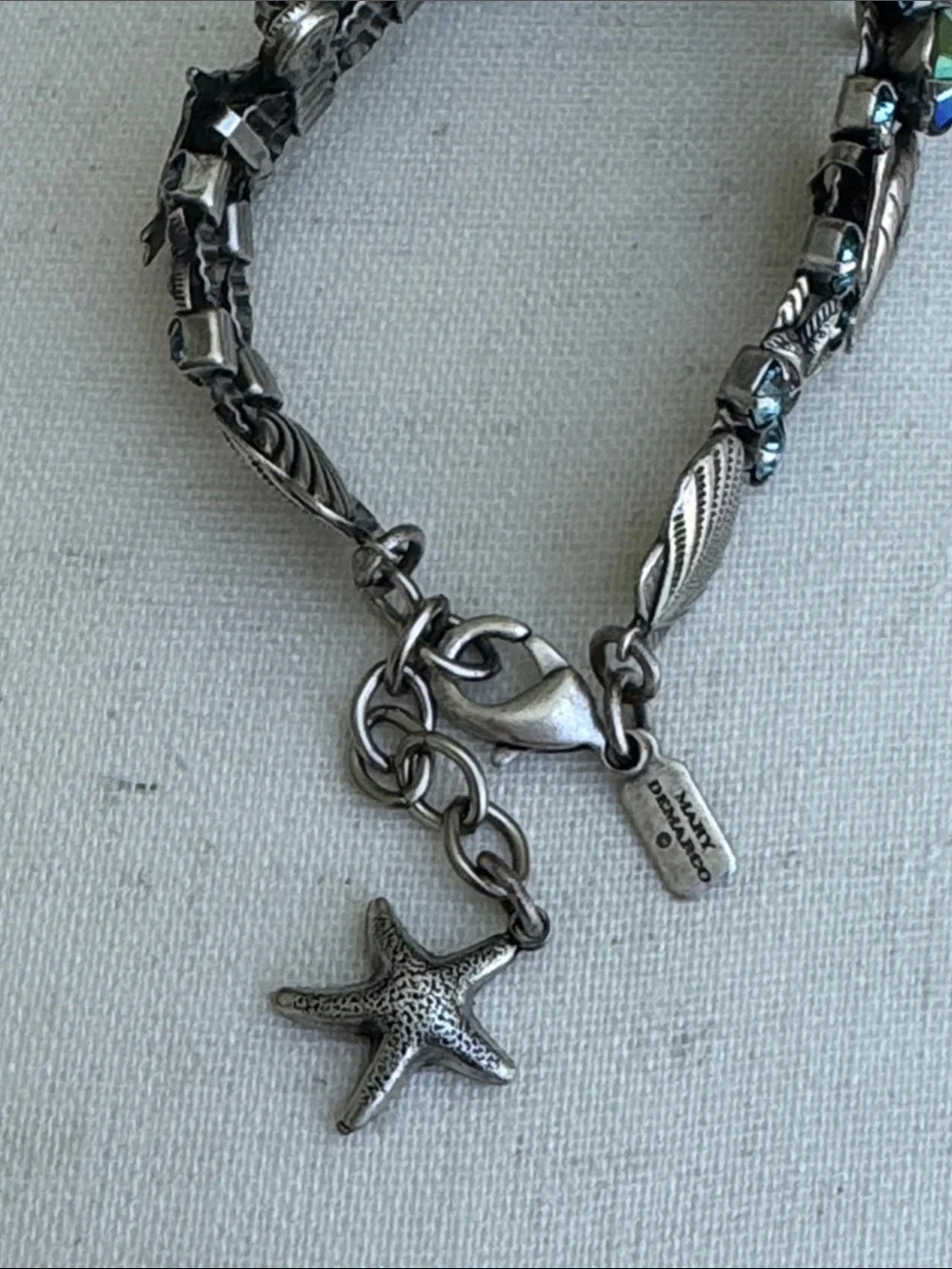 Mary DeMarco turtle and beach inspired adjustable bracelet - Picture 5 of 5